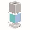 Dispensador Tissue Box Blanco