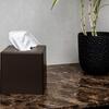 Brown ABS Cube Tissue Dispenser