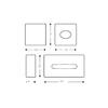Caja Blanca Abs Dispensador Faciales