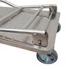Folding Stainless Steel Hotel Goods Trolley