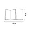 Blue Mattress for Travel Crib Hotel 60x120cm