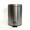 Brushed Stainless Steel Pedal Bin with Soft-Close Lid 5L for Hotel