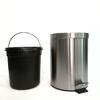 Brushed Stainless Steel Pedal Bin with Soft-Close Lid 5L for Hotel