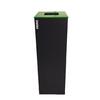  Ecoponto Individual Reciclagem Vidro Pintado 45L Preto