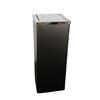 Papeleira Inox Preta Tampa Basculante 11L