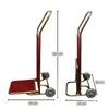 Carro Portaequipajes Plegable 2 Ruedas Alfombra Roja