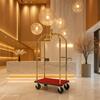 BIRDCAGE Luggage Trolley 79x59x189 Red Carpet