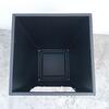 Papelera Cenicero 13L Acero Inoxidable Negro