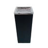 Papelera Cenicero 13L Acero Inoxidable Negro