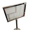Silver A3 Information Stand