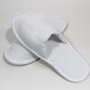 100 Pairs, White Waffle Hotel Slippers, 29Cm