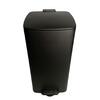 Cubo de Basura Cuadrado de 30L con Pedal Soft Close Negro