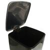30L Square Pedal Bin with Soft Close Brushed Stainless Steel