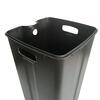 30L Square Pedal Bin with Soft Close Brushed Stainless Steel