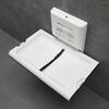 Fraldario Horizontal Polipropileno e Aço Inox Preto Mate com Ionizador - Mediclinics