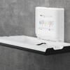 Fraldario Horizontal Polipropileno e Aço Inox Preto Mate com Ionizador - Mediclinics