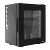 Minibar para Hotel Eton-E de Puerta de Vidrio Negro 10L