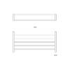 Towel Shelf 600Mm Aisi 304