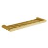 Shelf for wall mounting in golden aluminum, Capri series