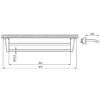 Toalheiro Duplo 600 Mm Zamac