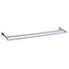 600 Mm Polish Finished Zamac Double Towel Rail
