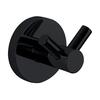 Percha de Pared Doble Negra