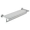 Prateleira Com Toalheiro Inox Escovado 655 mm