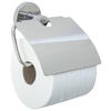 Porta Rolos  Com Tampa Inox Brilho
