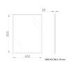 Espelho Com Moldura Inox 600X450mm