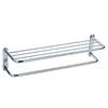 Prateleira Com Toalheiro Em Inox Brilho 615 mm