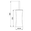 Escobillero Acero Inox Satinado