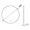 Illuminated Round Mirror 80cm Anti-fog