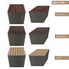 Osaka Planter and Bench Modular System