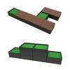 Osaka Planter and Bench Modular System