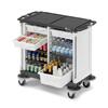 Carro Reposição Mini Bar 4Gavetas 2Portas