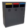 Ecoponto 180L Exterior para Espaços Públicos com 3 Separadores