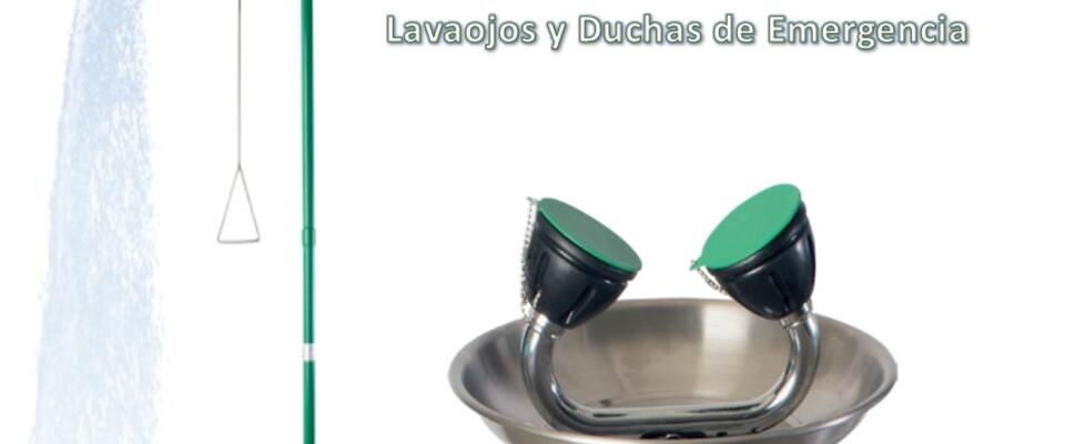 Imagem da Lava-Olhos e Chuveiros de Emergência