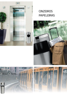 Papeleiras, cinzeiros papeleiras e papeleiras exterior