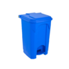 Balde Lixo com Pedal 50L Azul 