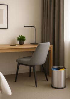 Baldes de Hotel - Reciclagem