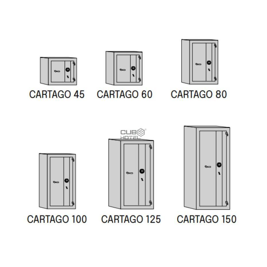 Cofre Alta Segurança Grau 1 Cartago 45E