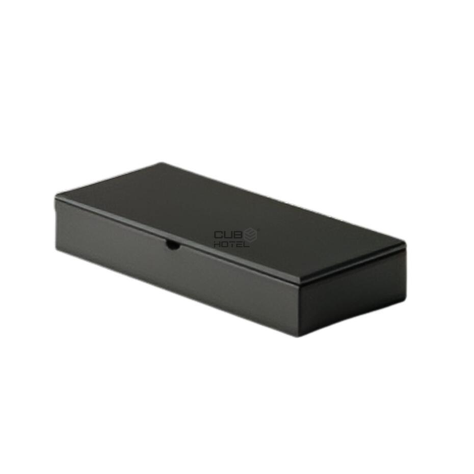 Caixa de Joias em Polipele Areia ou Preto com Forro Aveludado