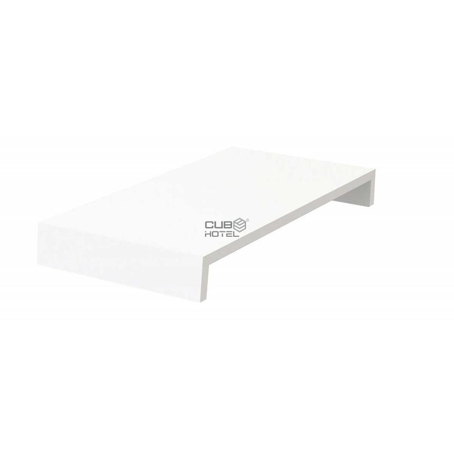 Kit de Bandeja Blanca para Amenities y Cubo de Pañuelos Negro