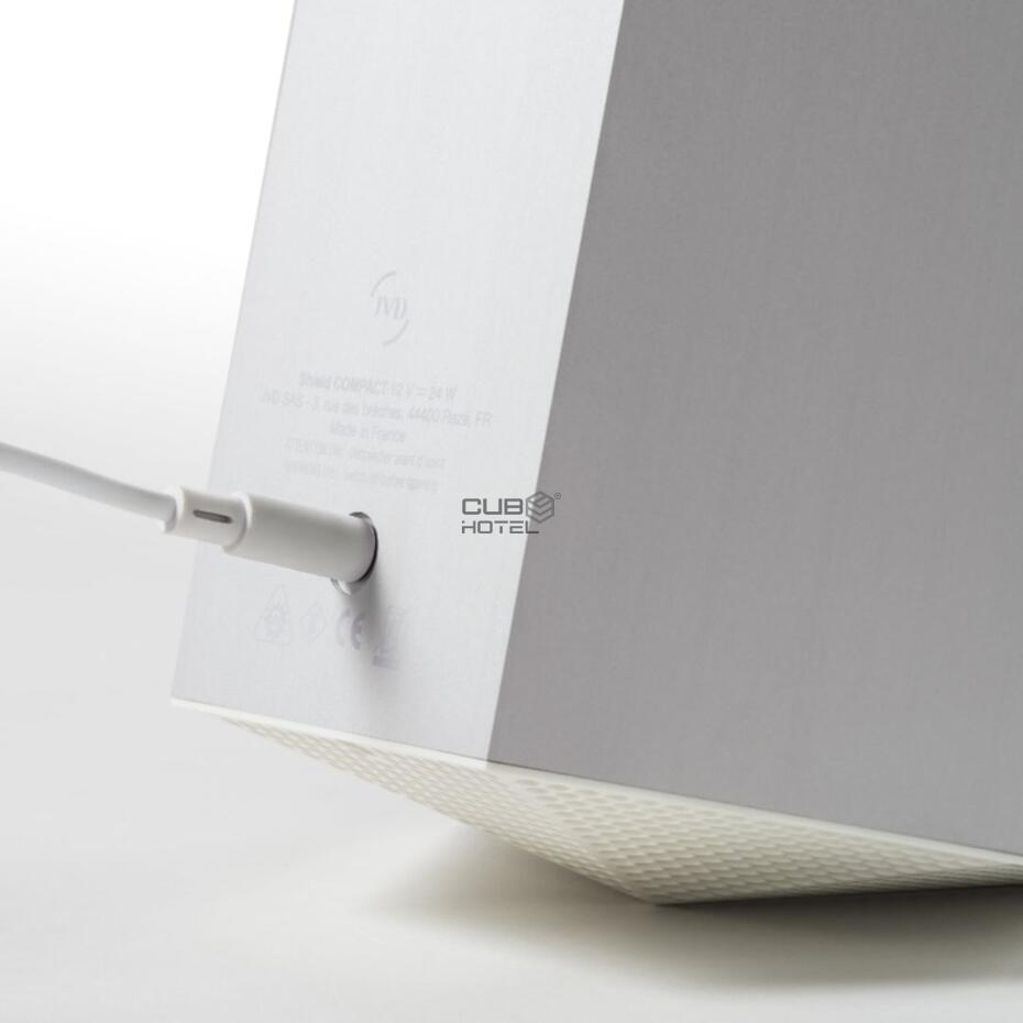 Purificador de Ar Profissional Compacto Shield Branco