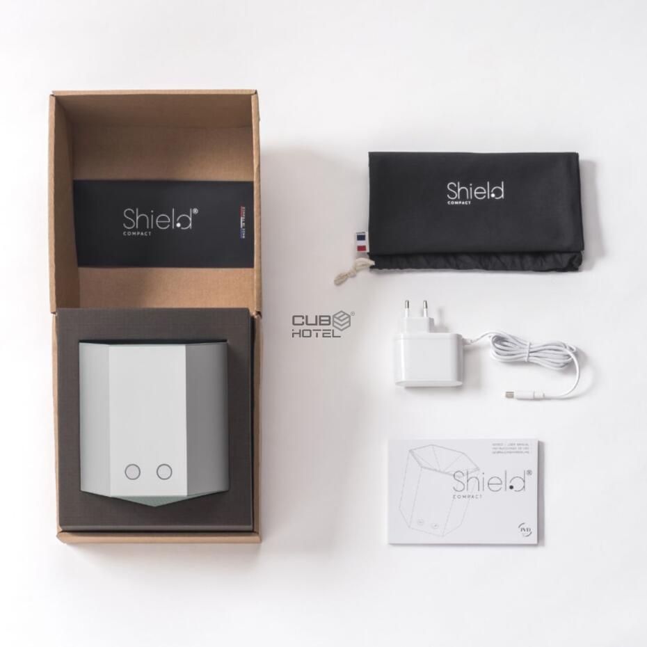 Purificador de Ar Profissional Compacto Shield Branco