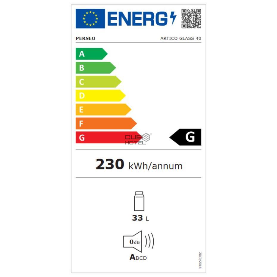 MINIBAR Hotel Porta Vidro Artico 40 0dB Silencioso PERSEO