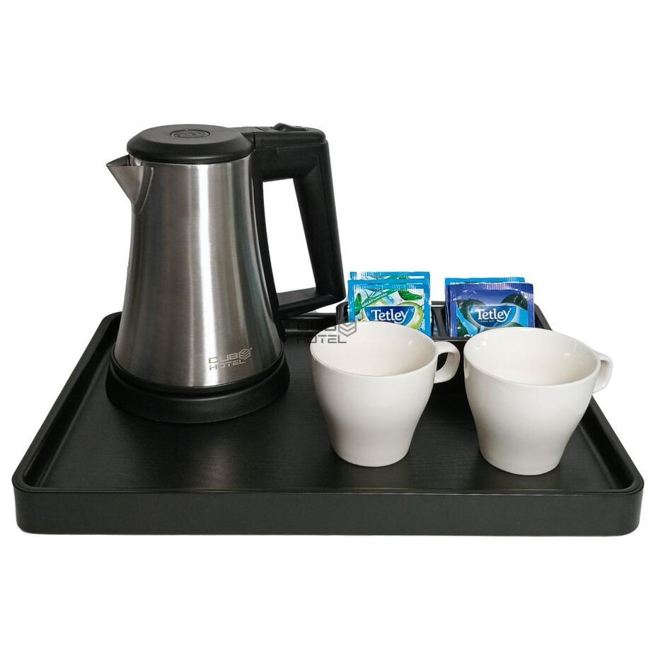 Black Essence Tray Kit with Electric Kettle
