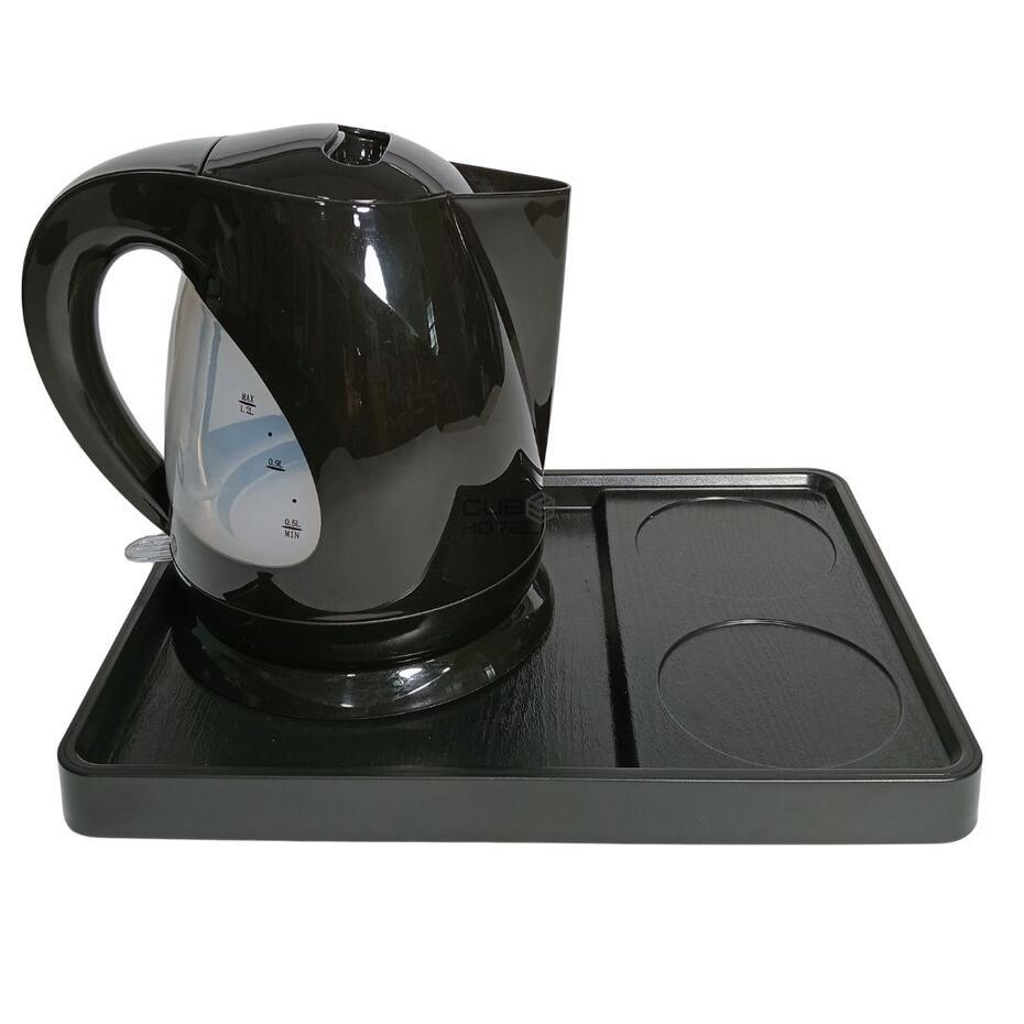 Black Essence Tray Kit with Electric Kettle