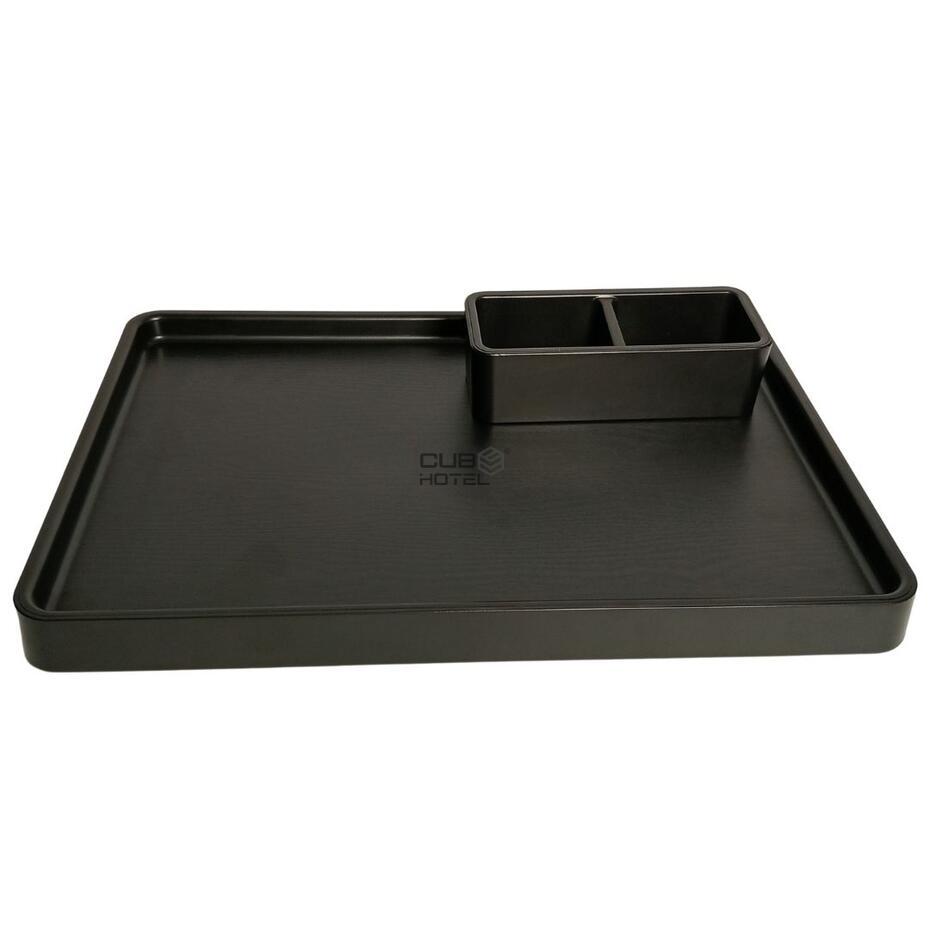 Black Essence Tray Kit with Electric Kettle