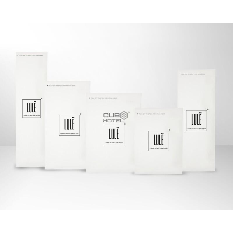 Kit Viagem Vanity embalados em papel pedra FSC Lule 500 unidades